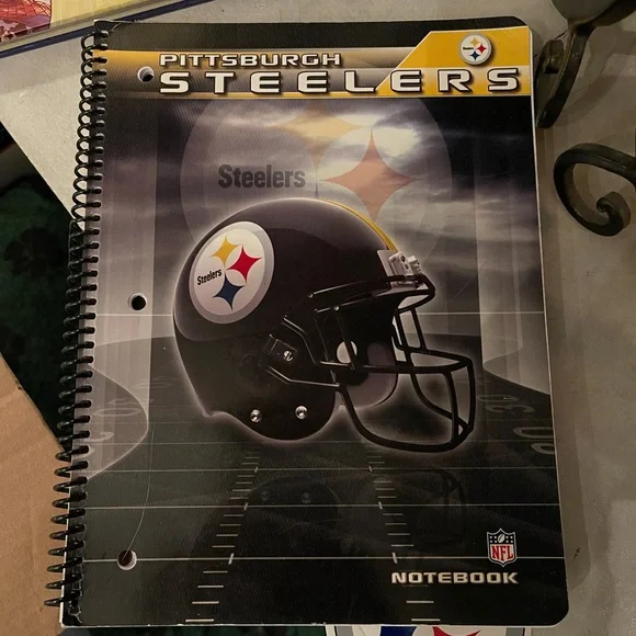 Pittsburgh Steelers 5 piece School Notebooks,  Pencil and Sticker Set - Picture 7 of 8